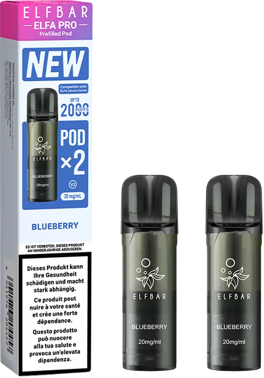 Elfbar Elfa Pro V2 Blueberry 2Ml 2Pods 1