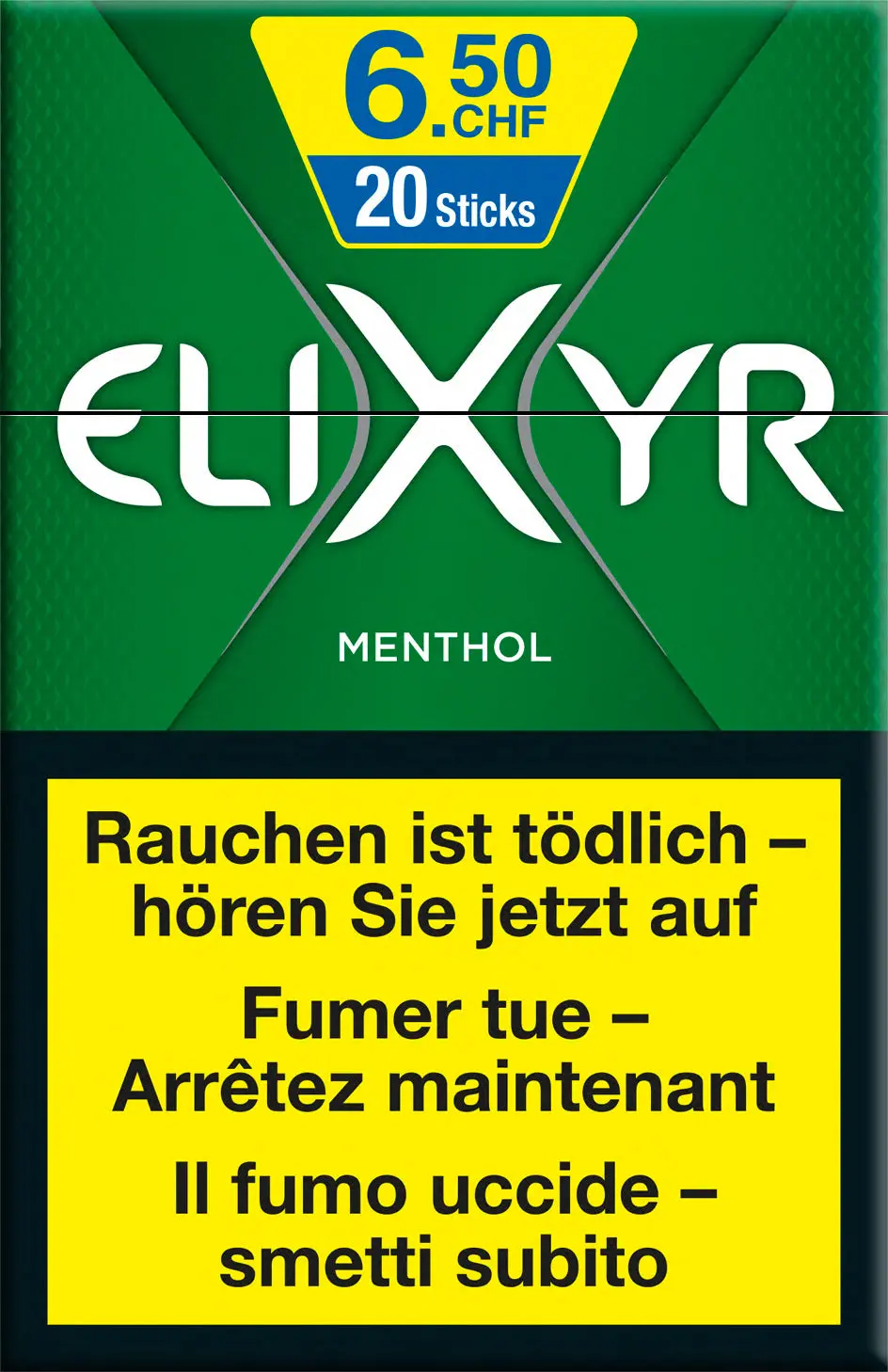 Elixyr Grün Fresh Menthol Box 1