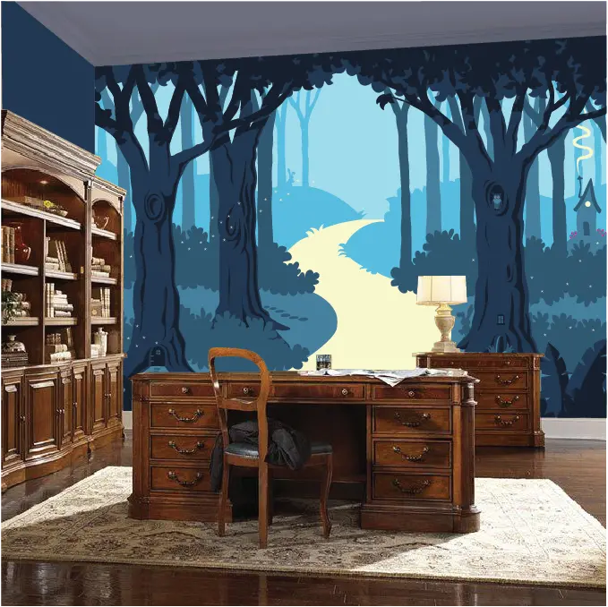 The Enchanted Forest Paint By Number Mural 1