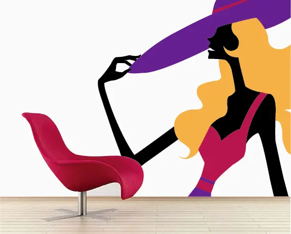 Angelique Paint-By-Number Wall Mural 2
