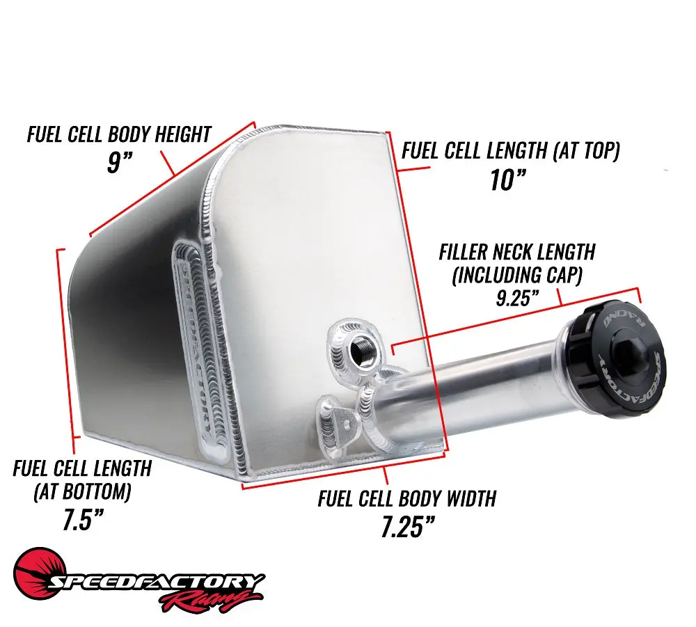 Speedfactory Racing Front Mount Drag Race Fuel Cell 2