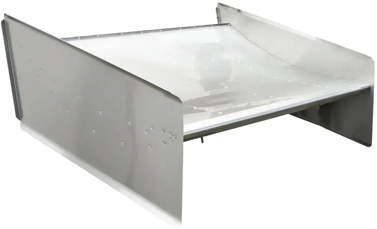 Hrp Shark 2" Dished Nose Wing With Square Side Boards 1