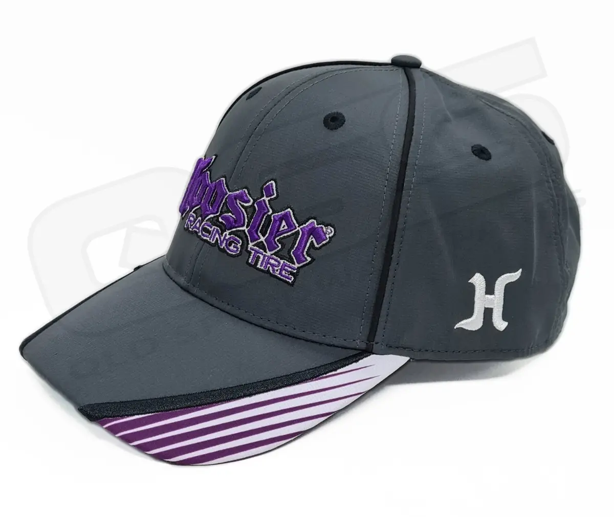 Hoosier Racing Tire Hat / Cap Slate Grey With Hoosier Logo 1