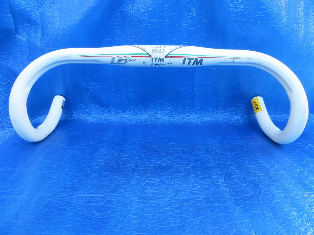 Itm Bianco 420Mm Aluminium Handlebar 31.8Mm Bar Clamp (25011319) 1