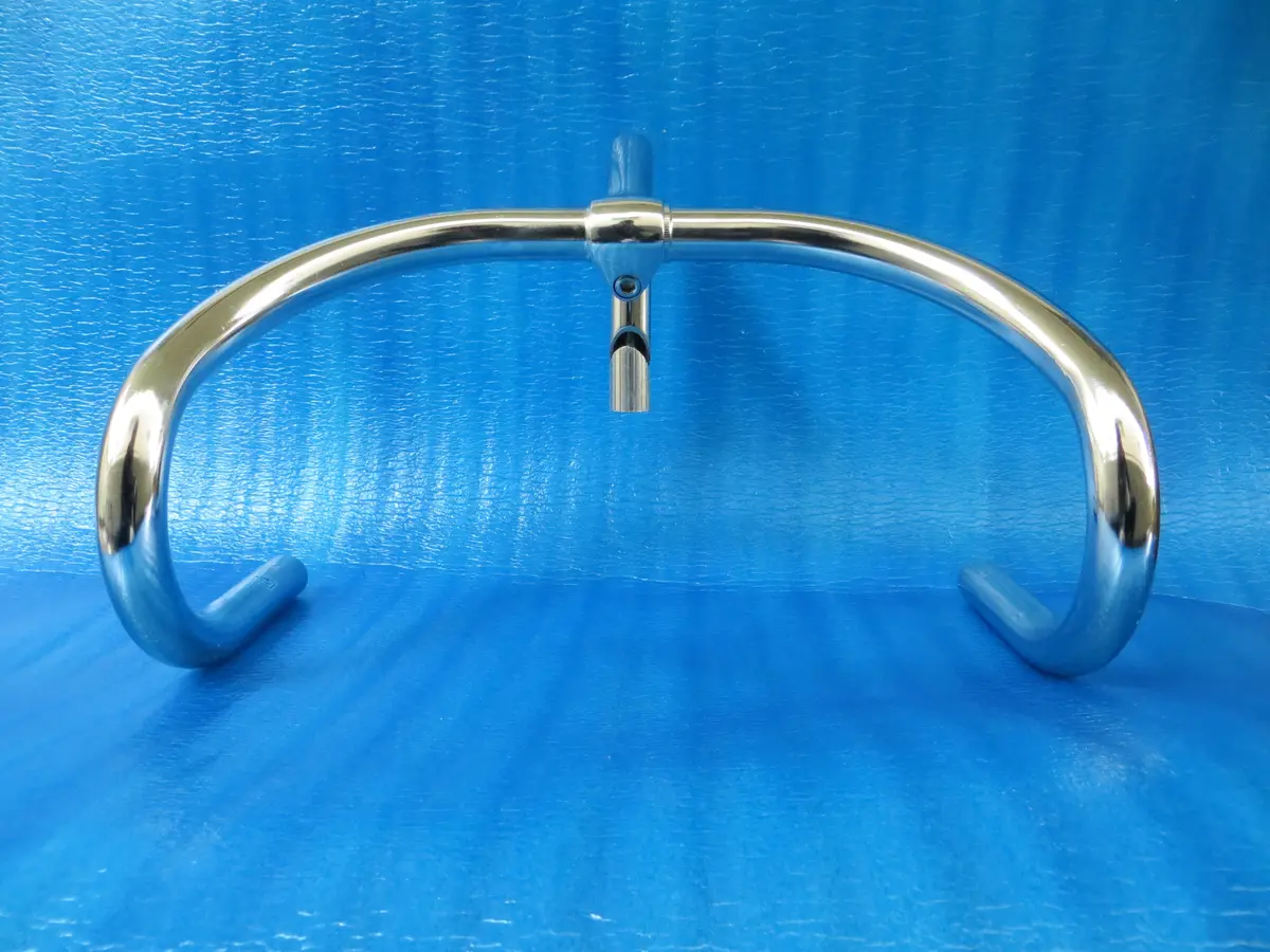 B123 360Mm Crmo Njs Handlebar, Nitto Jaguar, 95Mm/58 Degree Steel Njs Stem (24032001) 1