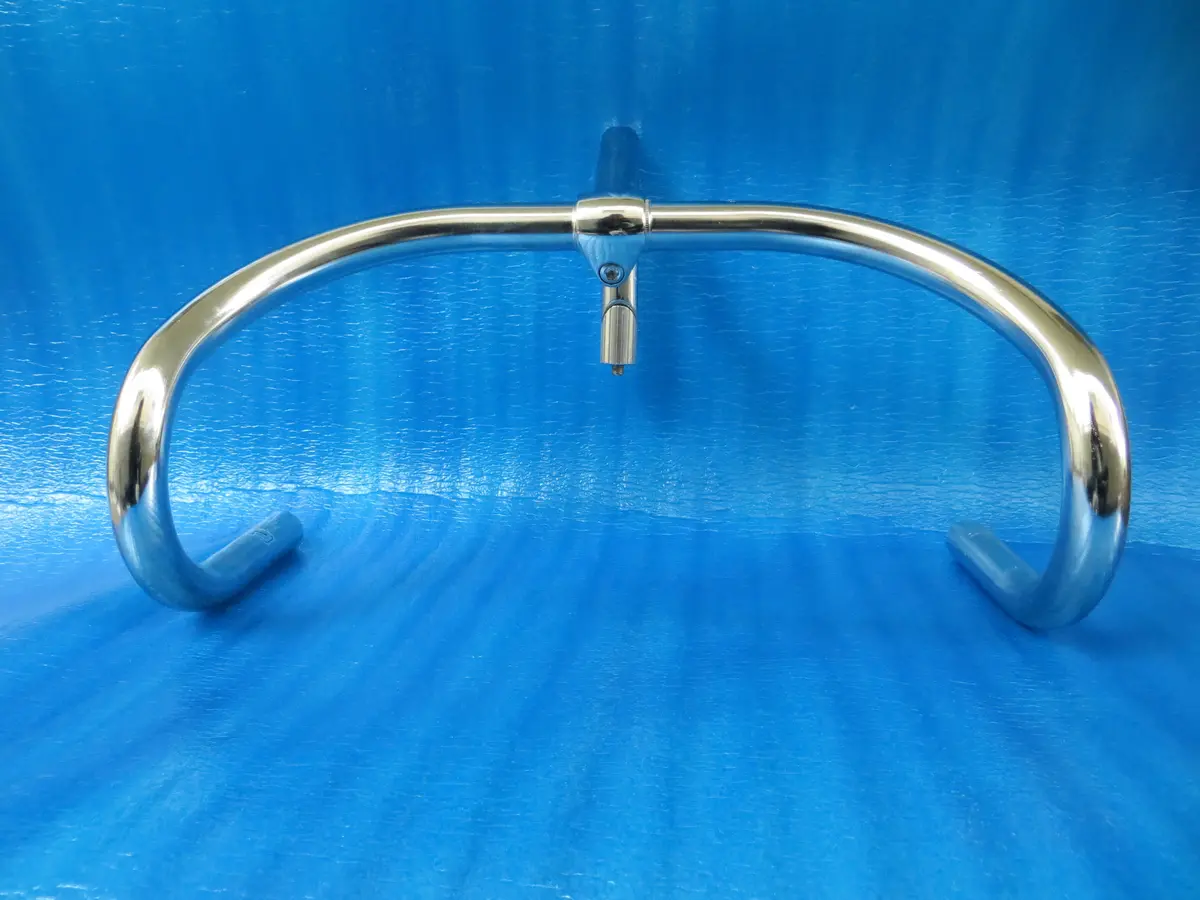 B123 390Mm Crmo Njs Handlebar, Nitto Jaguar, 105Mm/58 Degree Steel Njs Stem (24032004) 1