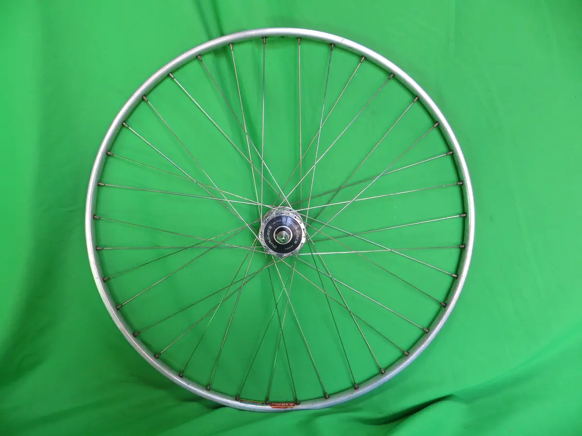 Araya Gold World Champion 16B 700C Tubular Njs Rim, Shimano Dura Ace Hb-7600 36H Njs 100Mm/8Mm Front Hub (25011104) 1
