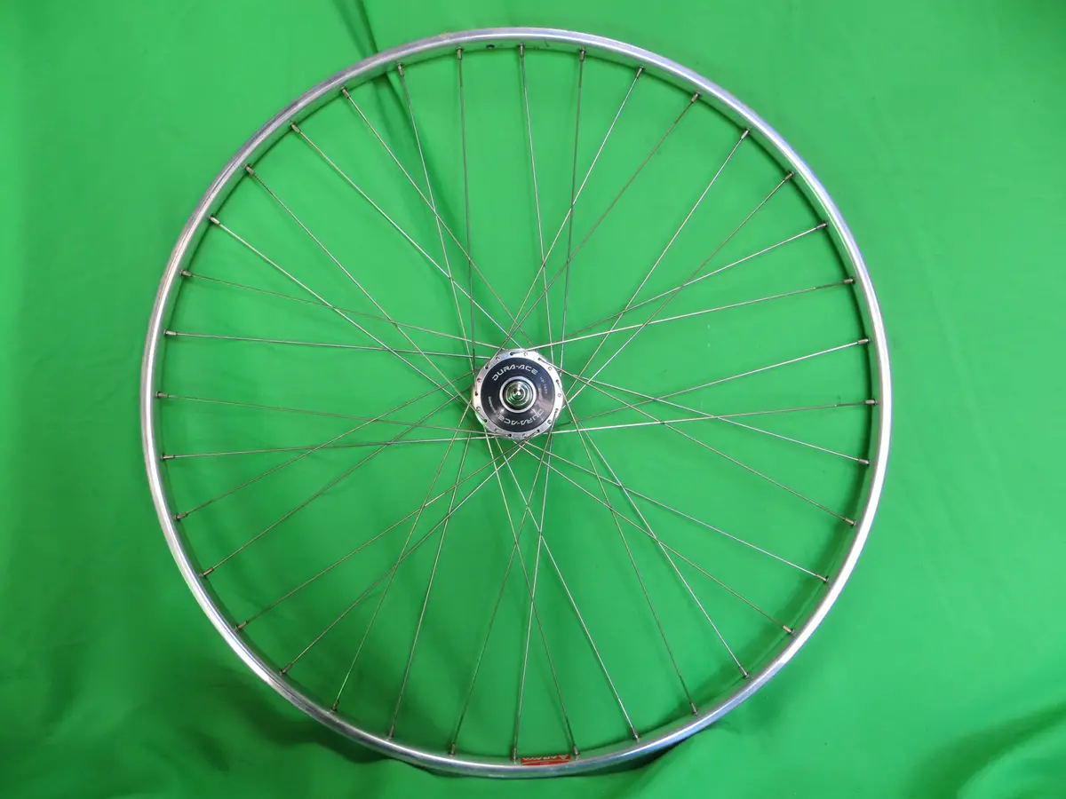Araya Gold 16B 700C Tubular Njs Rim, Shimano Dura Ace Hb-7600 36H Njs 100Mm/8Mm Front Hub (25011106) 1