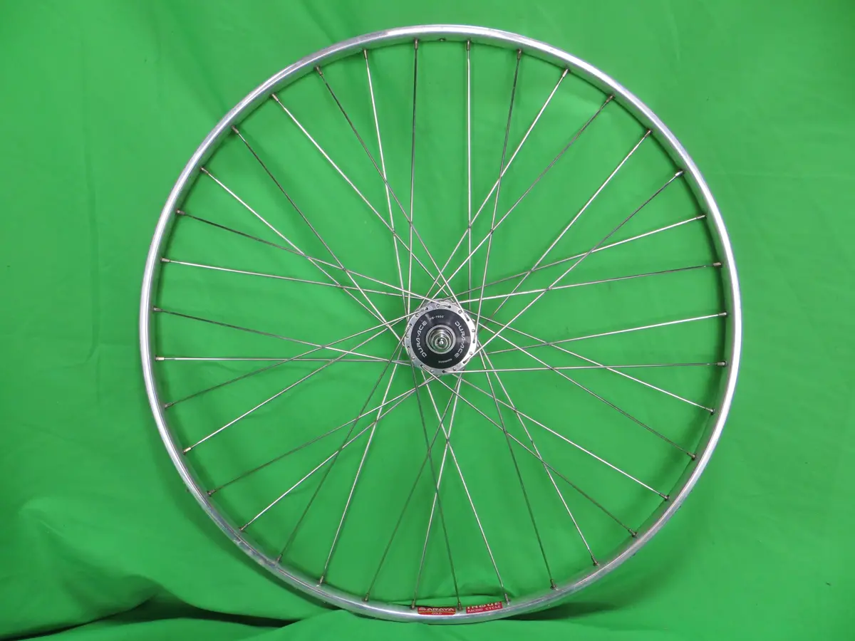 Araya Gold 16B 700C Tubular Njs Rim, Shimano Dura Ace Hb-7600 36H Njs 100Mm/8Mm Front Hub (25011204) 1
