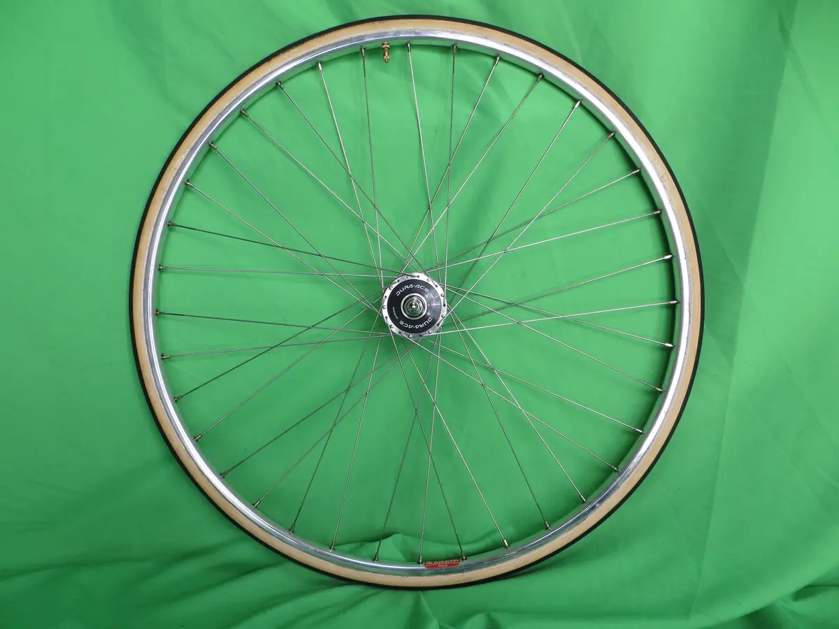 Araya Gold 16B 700C Tubular Njs Rim, Shimano Dura Ace Hb-7600 Njs 100Mm/9Mm Front Hub, Soyo Tire (25011431) 1