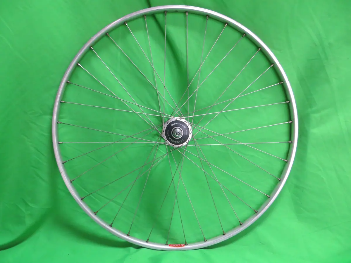 Araya Gold 16B 700C Tubular Njs Rim, Shimano Dura Ace Hb-7600 Njs 100Mm/9Mm Front Hub (25011604) 1