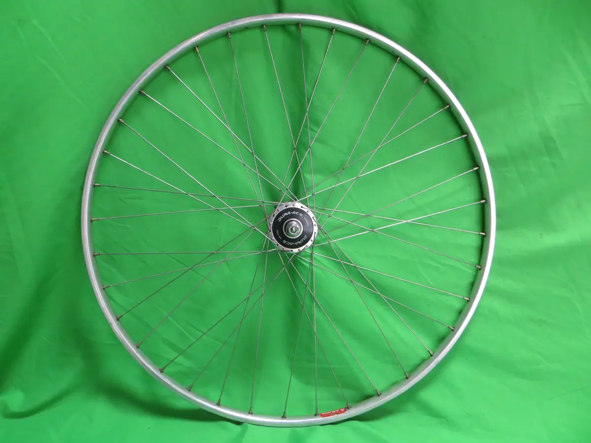 Araya Gold 16B 700C Tubular Njs Rim, Shimano Dura Ace Hb-7600 Njs 100Mm/9Mm Front Hub (25011605) 1