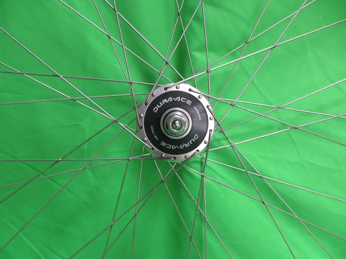 Araya Gold 16B 700C Tubular Njs Rim, Shimano Dura Ace Hb-7600 Njs 100Mm/9Mm Front Hub (25011605) 2