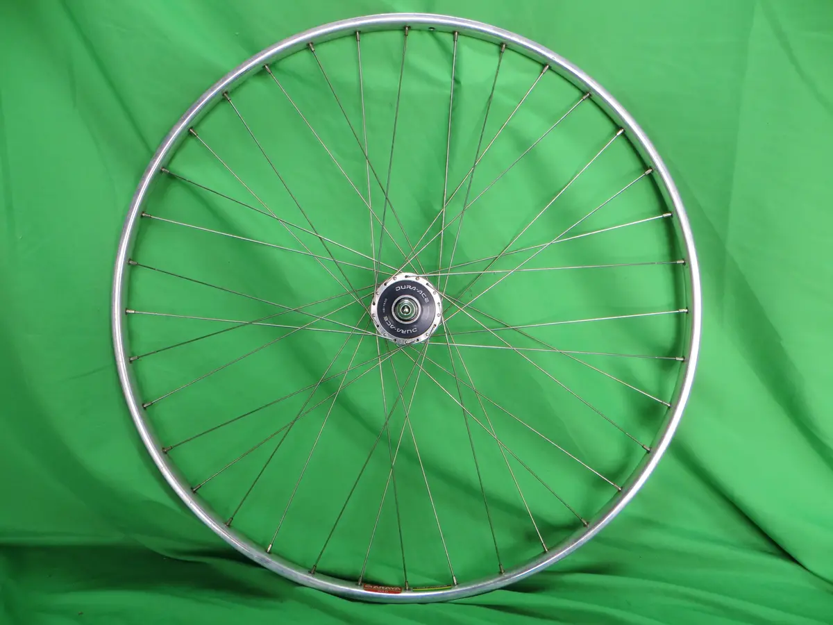 Araya Gold 16B World Champion 700C Tubular Njs Rim, Shimano Dura Ace Hb-7600 Njs 100Mm/8Mm Front Hub (25012502) 1