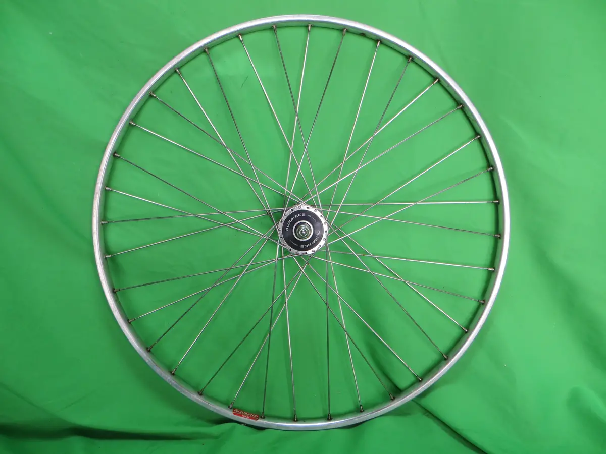 Araya Gold 16B 700C Tubular Njs Rim, Shimano Dura Ace Hb-7600 36H Njs 100Mm/8Mm Front Hub (25012506) 1