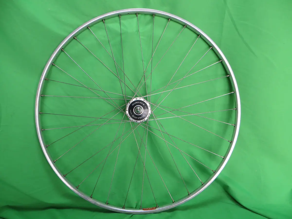 Araya Gold 16B 700C Tubular Njs Rim, Shimano Dura Ace Hb-7600 36H Njs 100Mm/8Mm Front Hub (25012507) 1