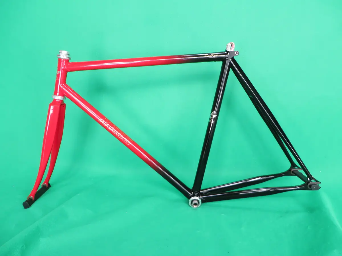 Never Used Makino Columbus Max Fork/  Reynolds 631 // Red / Black Fade // 52.5Cm 1