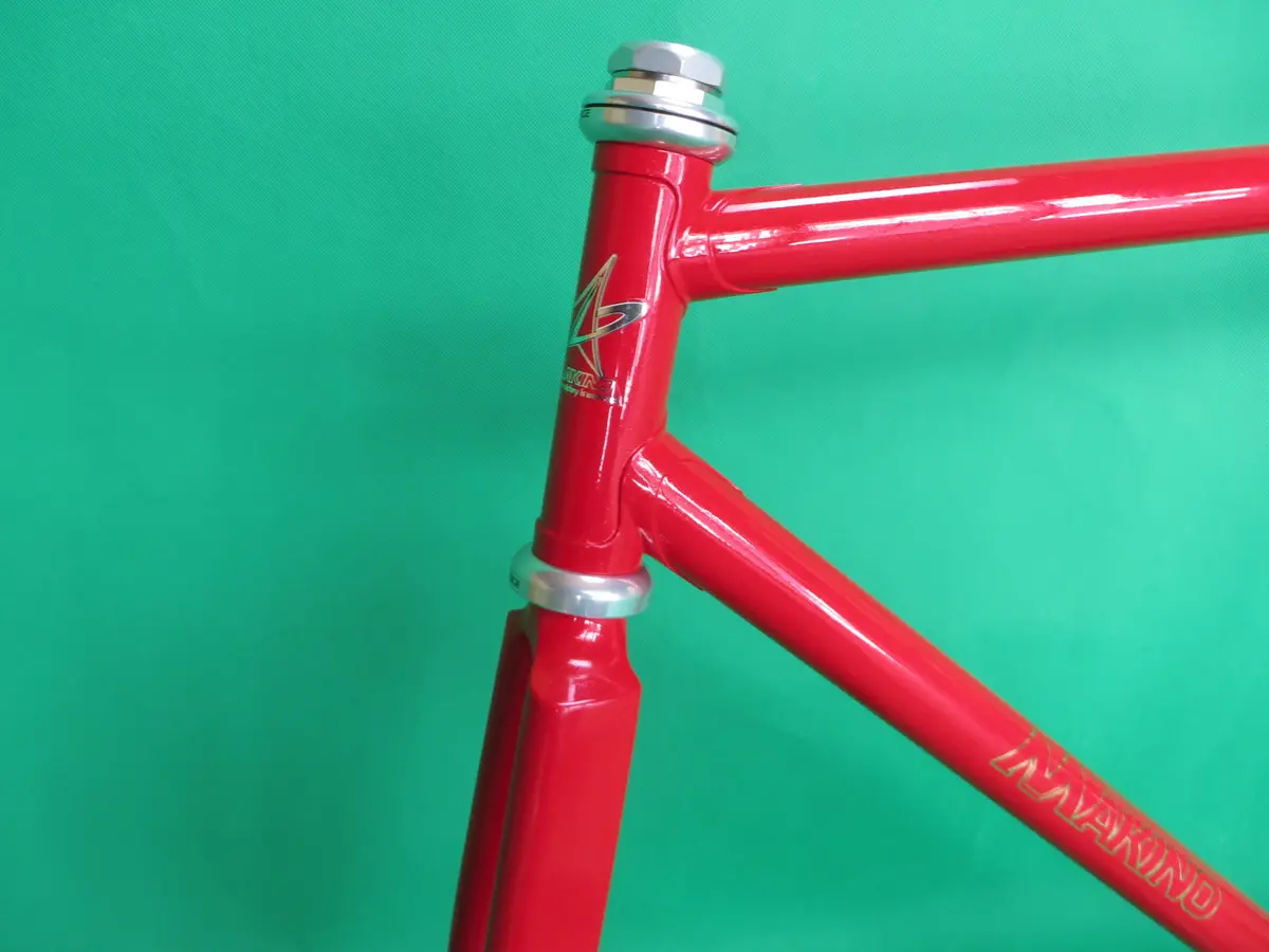 Never Used Makino Columbus Max Fork/ Reynolds 631 // Red / Black Fade // 52.5Cm 2