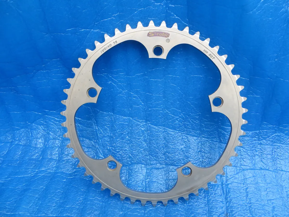 Sugino S-Cubic Matte Finish 144Bcd Njs 1/8" Chainring 50T (25111323) 1