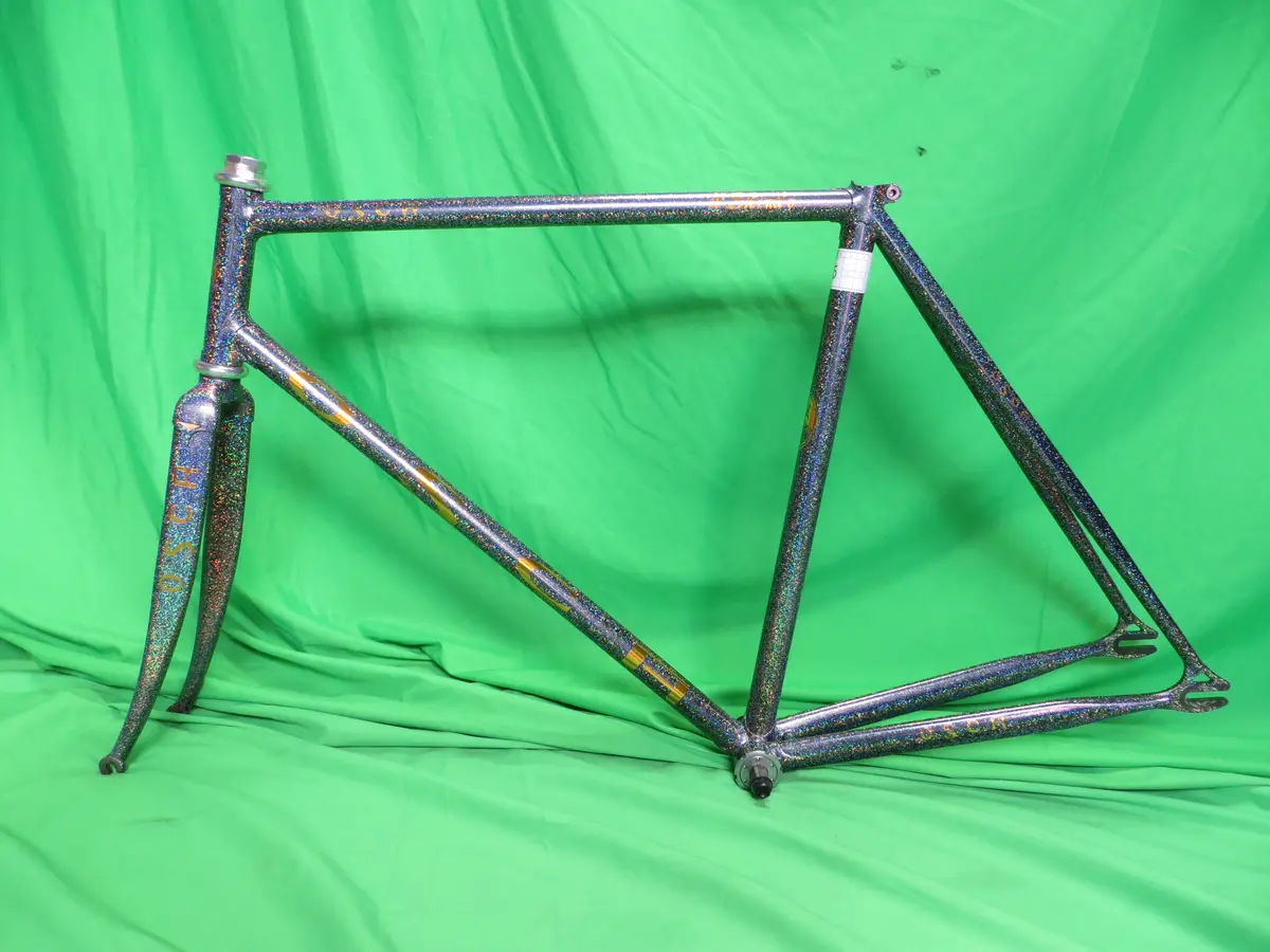 Osca Columbus Max Fork // Black With Super Rainbow Flake // 52.5Cm 1