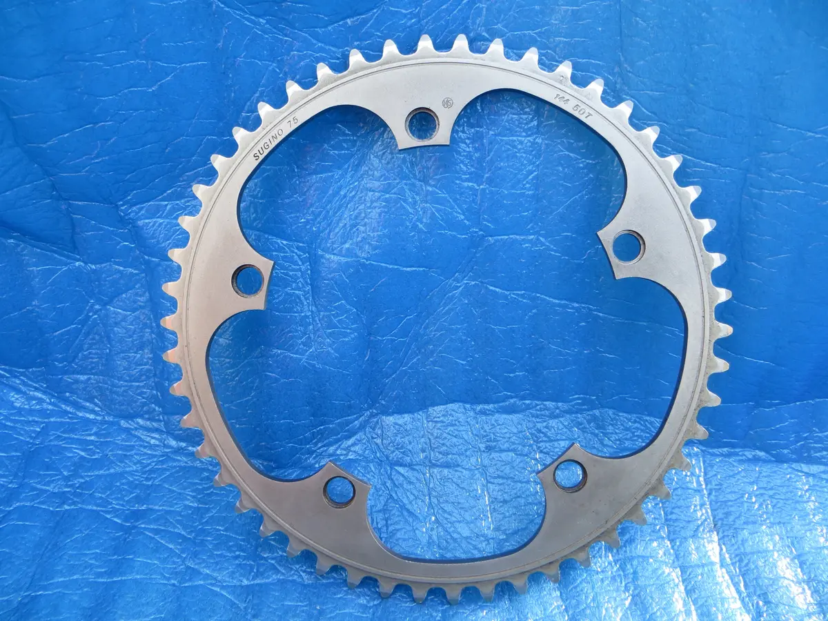 Sugino S-Cubic Matte Finish 144Bcd Njs Chainring 50T (25111708) 1