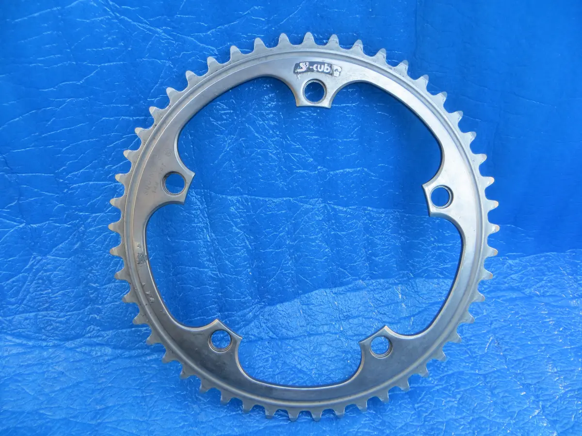 Sugino S-Cubic Mirror Finish 144Bcd Njs Chainring 49T (25111723) 1