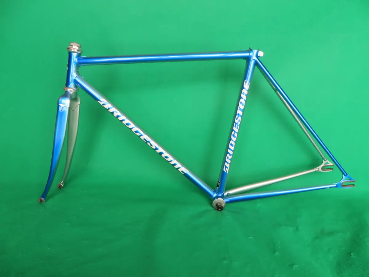 Bridgestone Columbus Max Fork // Blue Metallic Silver Fade // 49Cm 1