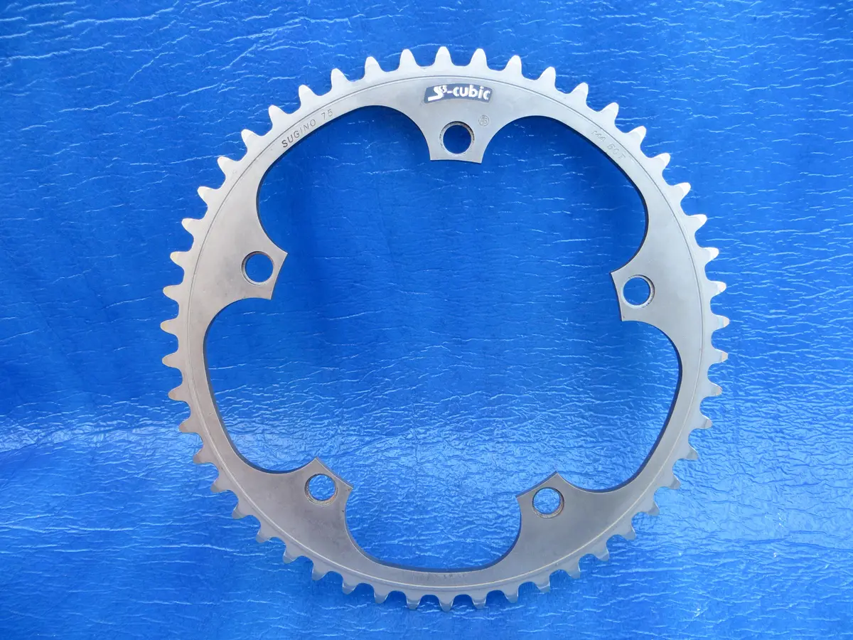 Sugino S-Cubic Matte Finish 144Bcd Njs Chainring 50T (25020515) 1