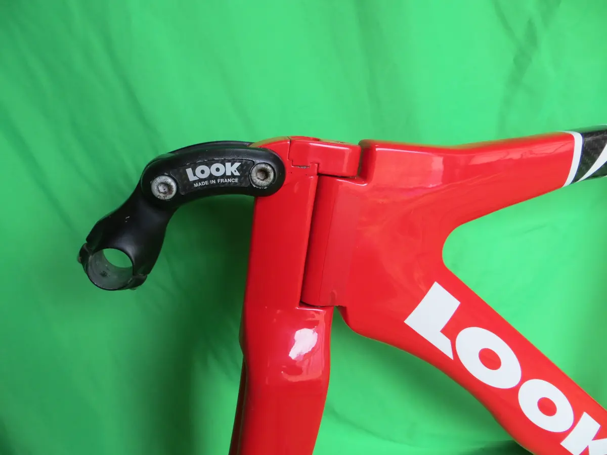 Super Rare! Look 496 Carbon Track Frame Japan National Team Athens Olympics Version // Black/Red // 52Cm 2