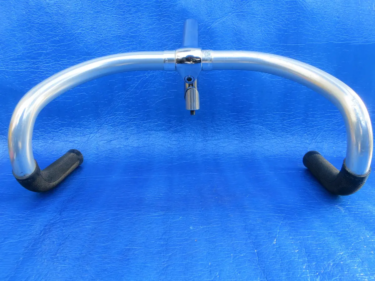 B123 370Mm Aa Njs Handlebar, Nitto Jaguar 95Mm/58 Degree Steel Njs Stem, Soyo Grips (25020906) 1