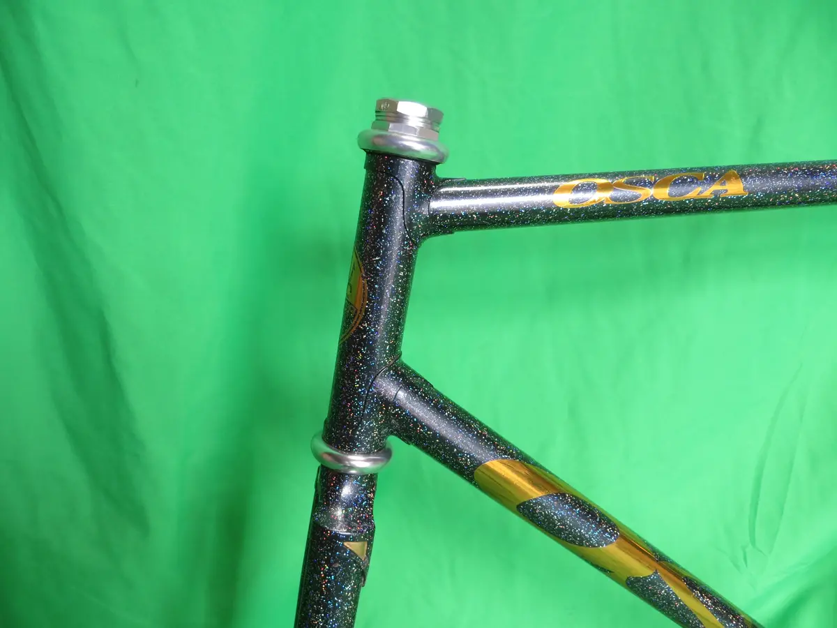 Osca // Black With Super Rainbow Flake // 52.5Cm 2