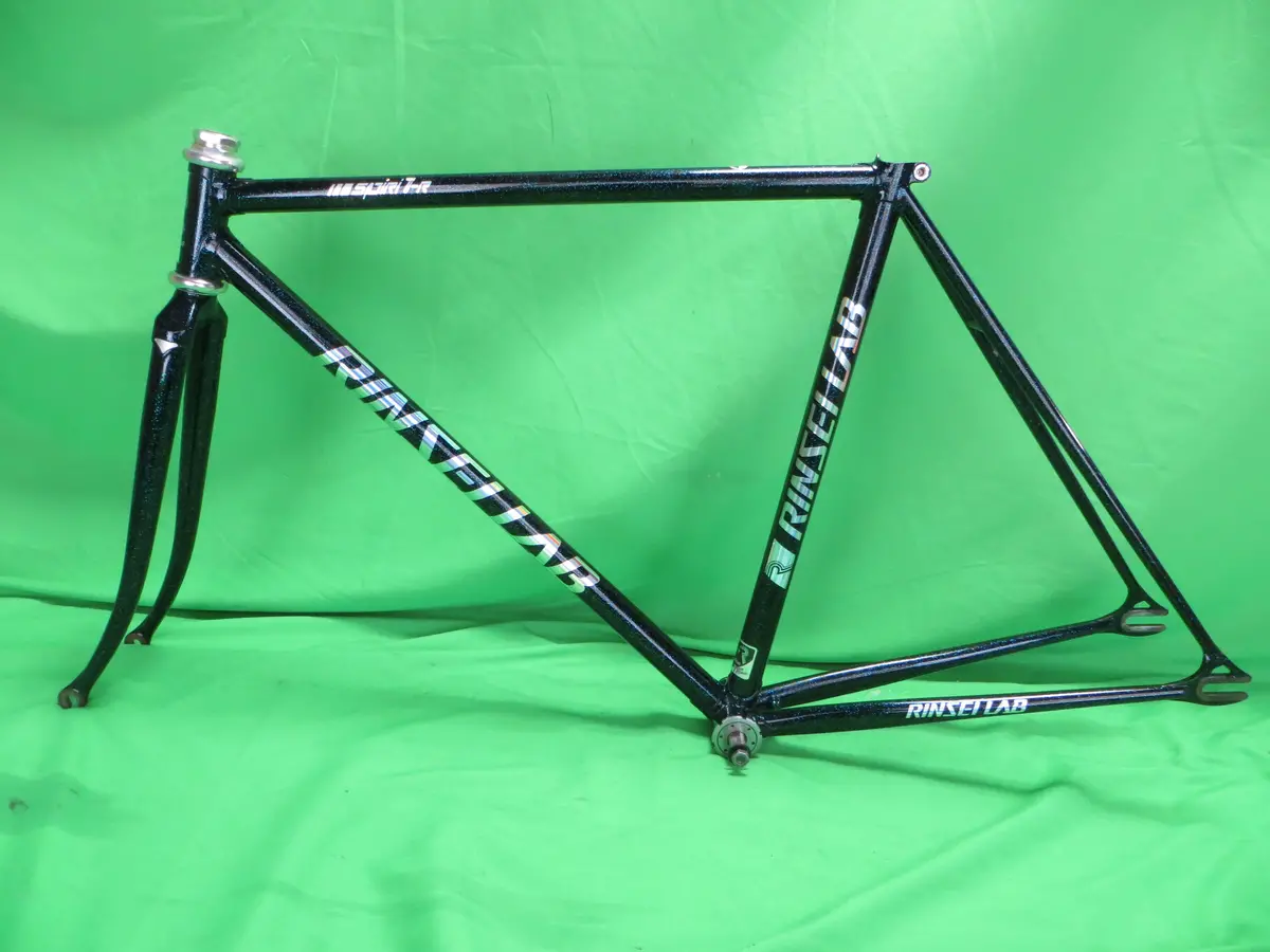 Rinsei Lab // Black With Blue Flake  // 49Cm 1