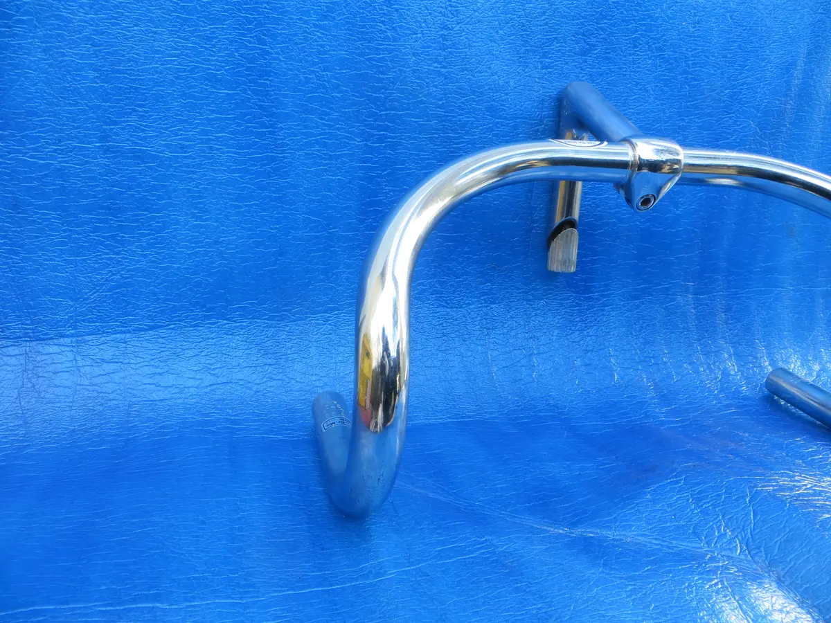 B123 370Mm Crmo Njs Handlebar, Nitto Jaguar 105Mm/65 Degree Steel Njs Stem (25021508) 2