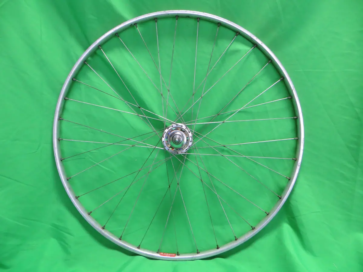 Araya Gold 16B 700C Tubular Njs Rim, Suzue Pro Max Njs 100Mm/9Mm Front Hub (25021904) 1