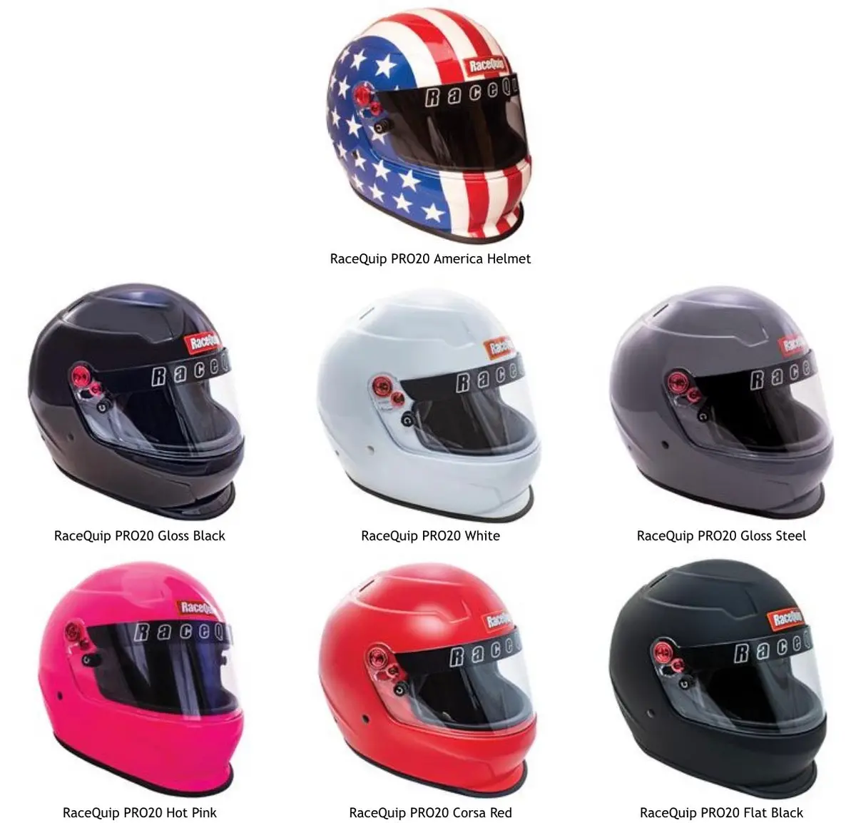 Racequip Pro20 Snell Sa2020 Full Face Helmets 1
