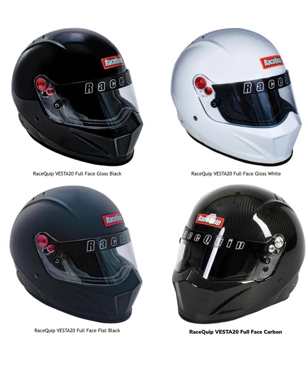 Racequip Vesta20 Snell Sa2020 Full Face Helmet 1