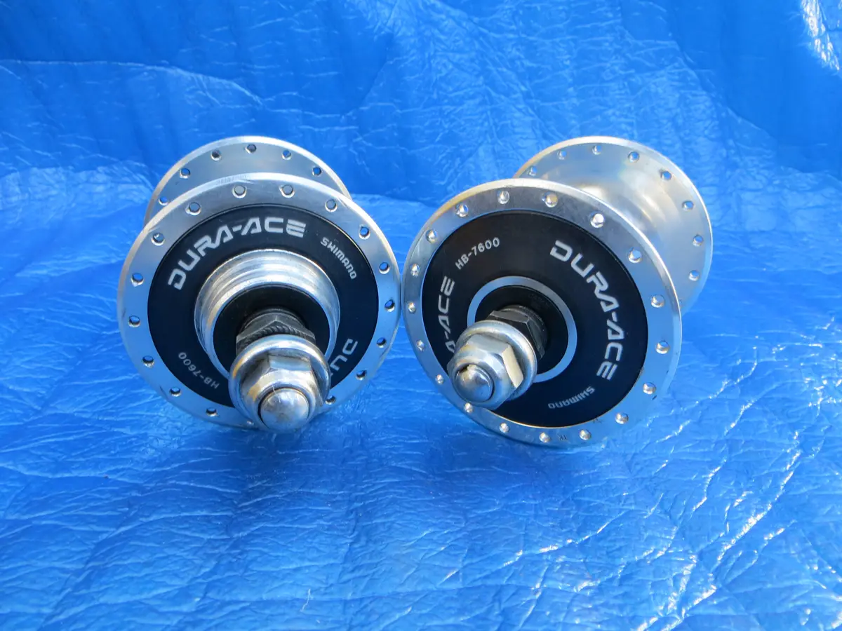 Shimano Dura Ace Hb-7600 36H 120Mm F&R Njs Approved Hub Set (25120703) 1