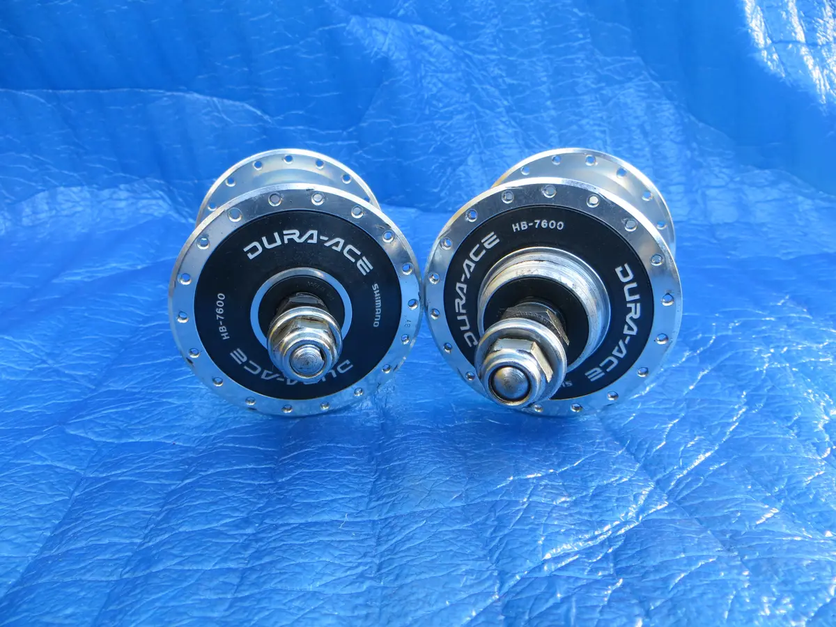 Shimano Dura Ace Hb-7600 36H 120Mm F&R Njs Approved Hub Set (25120704) 1