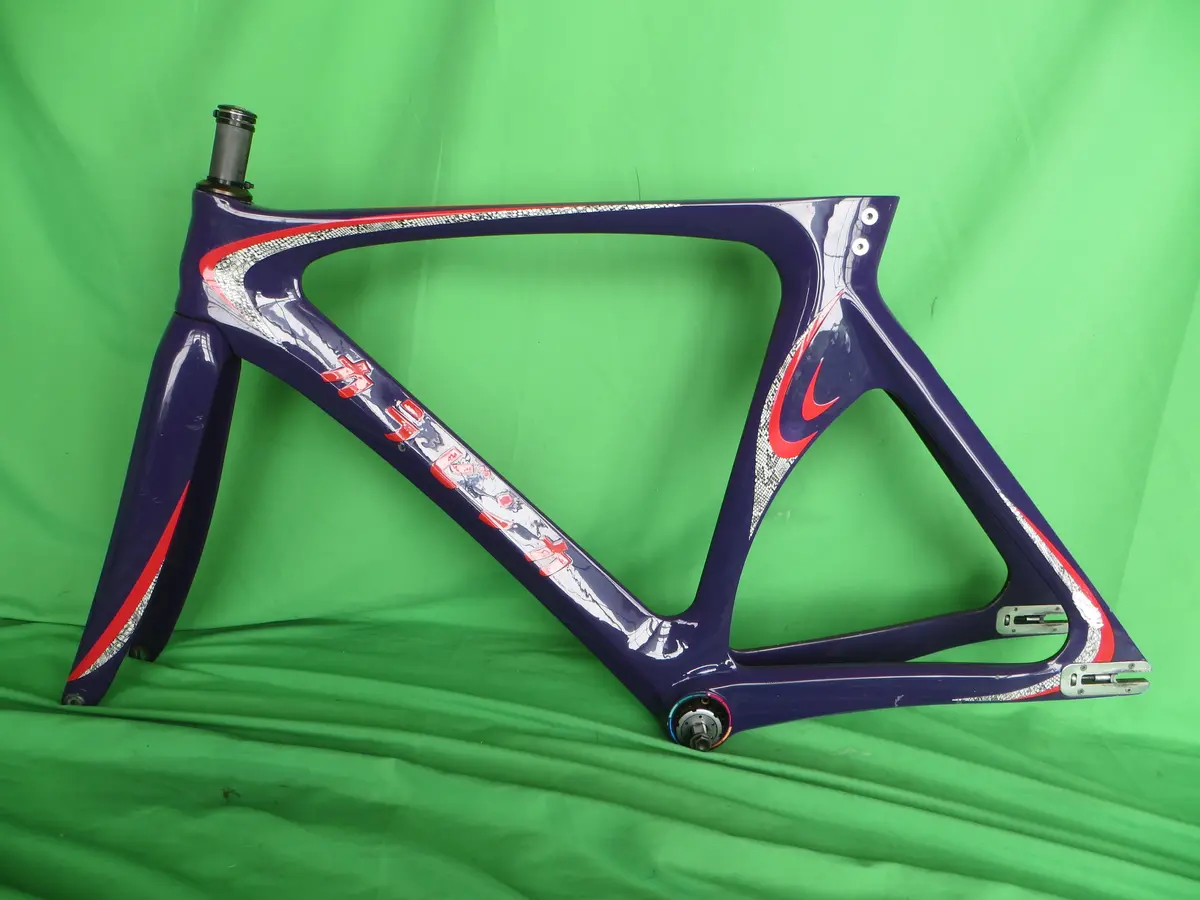 Rare M-Size! Kalavinka Girls Keirin Carbon Track Frame // Purple // 50Cm Njs Approved 1