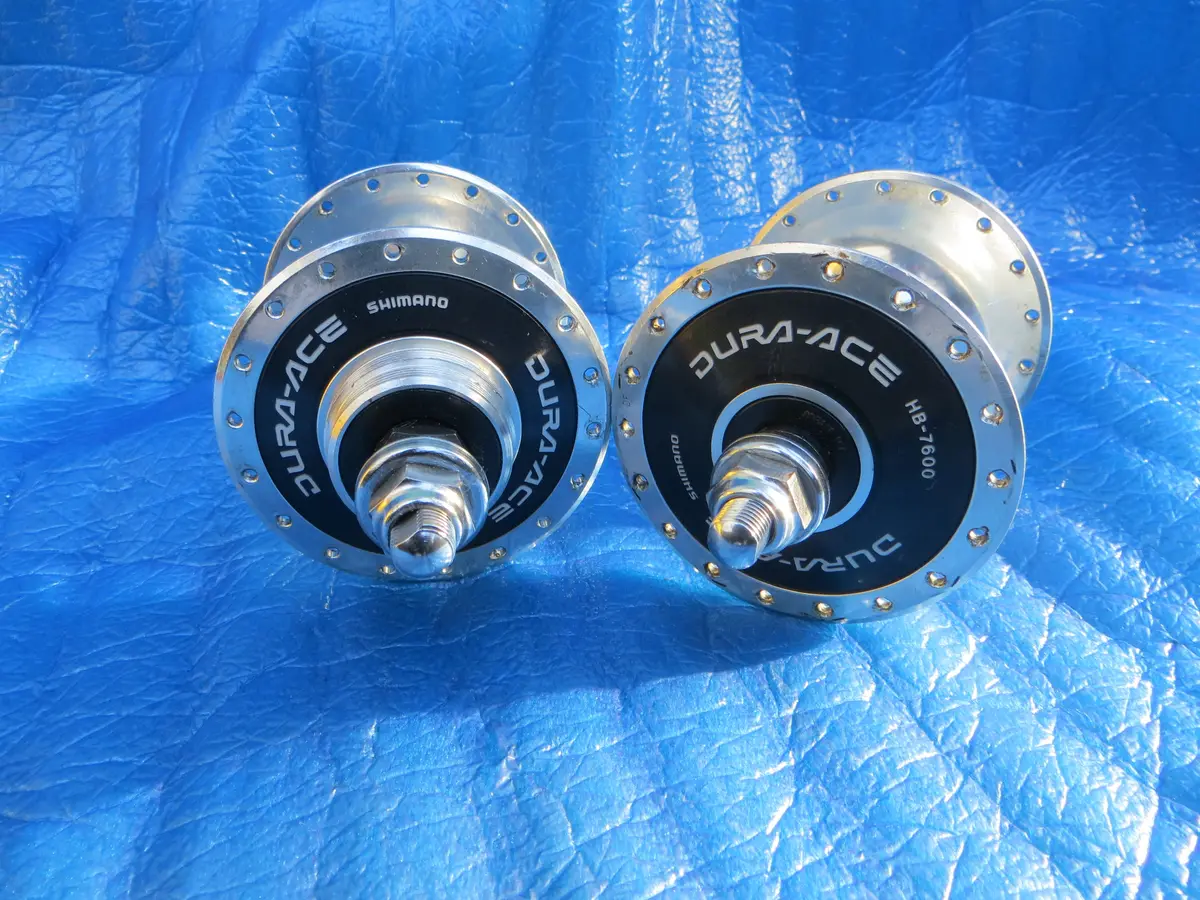 Shimano Dura Ace Hb-7600 36H 110Mm F&R Njs Approved Hub Set (25121203) 1