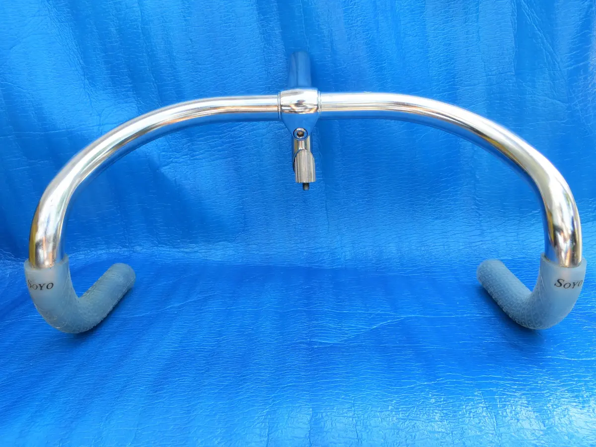 B123 380Mm Crmo Njs Handlebar, Nitto Jaguar, 100Mm/58 Degree Steel Njs Stem, Soyo Grips (24061414) 1