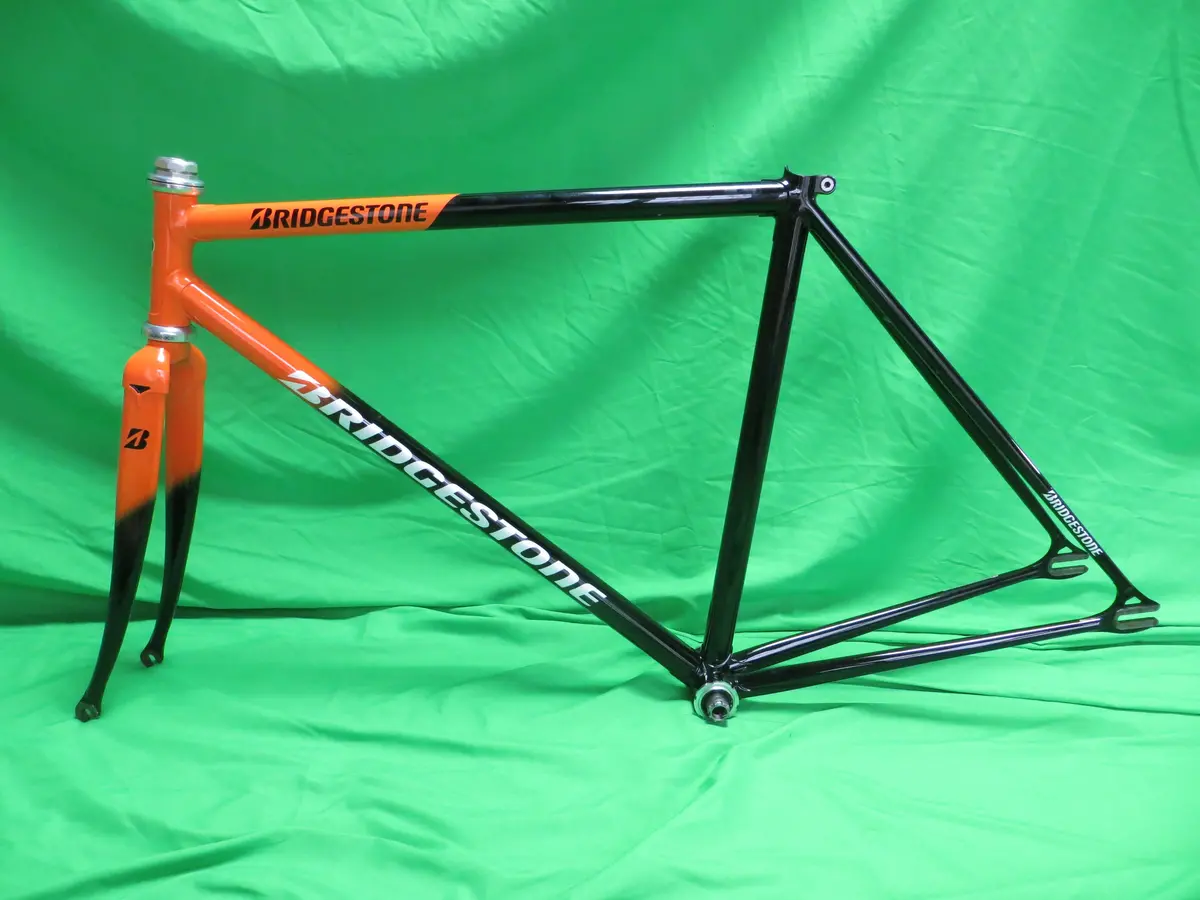 Bridgestone Columbus Max Fork // Black / Orange // 49.5Cm 1
