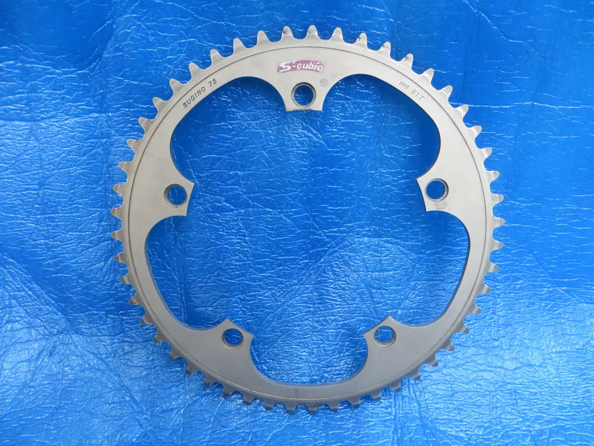 Sugino S-Cubic Matte Finish 144Bcd Njs Chainring 51T (25031808) 1
