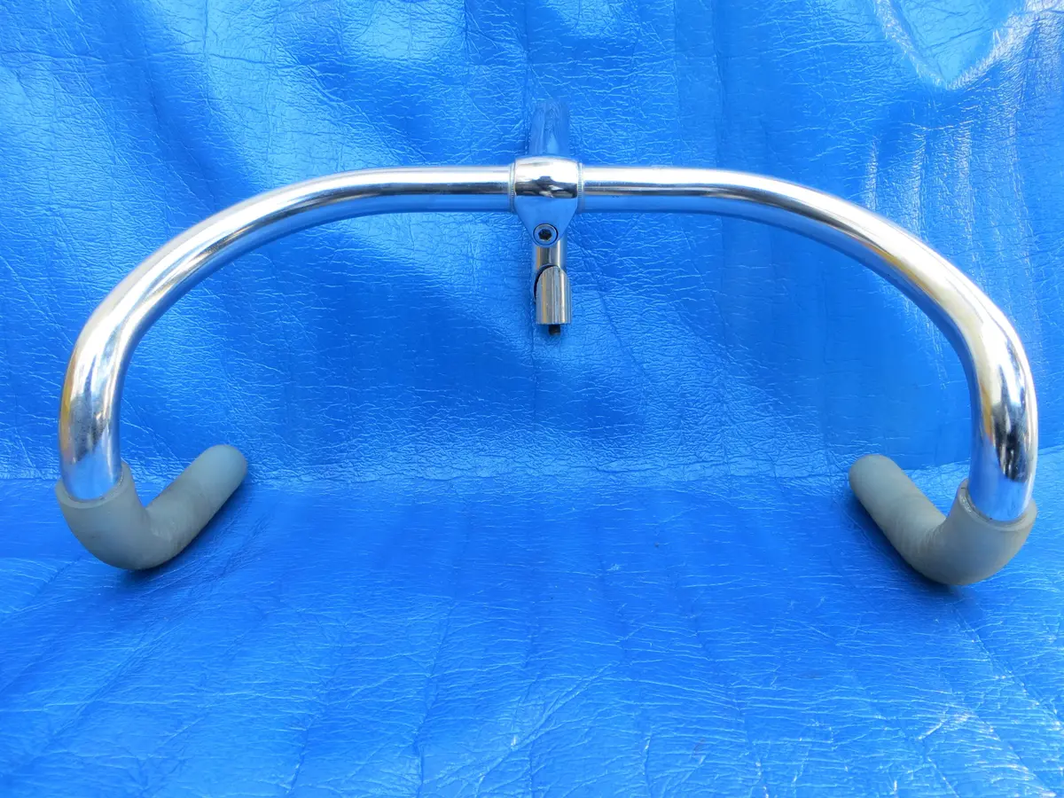 B123 400Mm Seel Njs Handlebar, Nitto Jaguar 105Mm/58 Degree Steel Njs Stem, Champ Grips  (25032014) 1