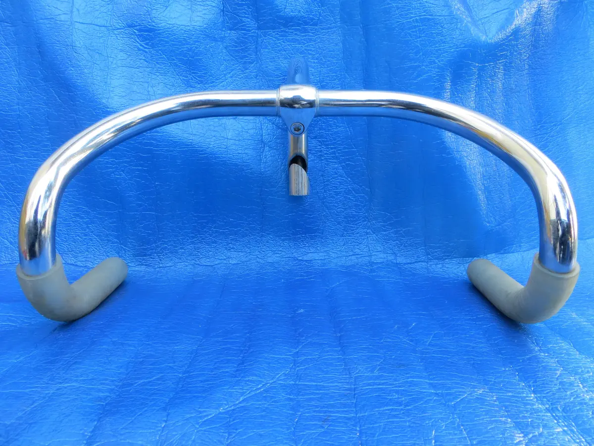 B123 390Mm Seel Njs Handlebar, Nitto Jaguar 95Mm/58 Degree Steel Njs Stem, Champ Grips  (25032015) 1
