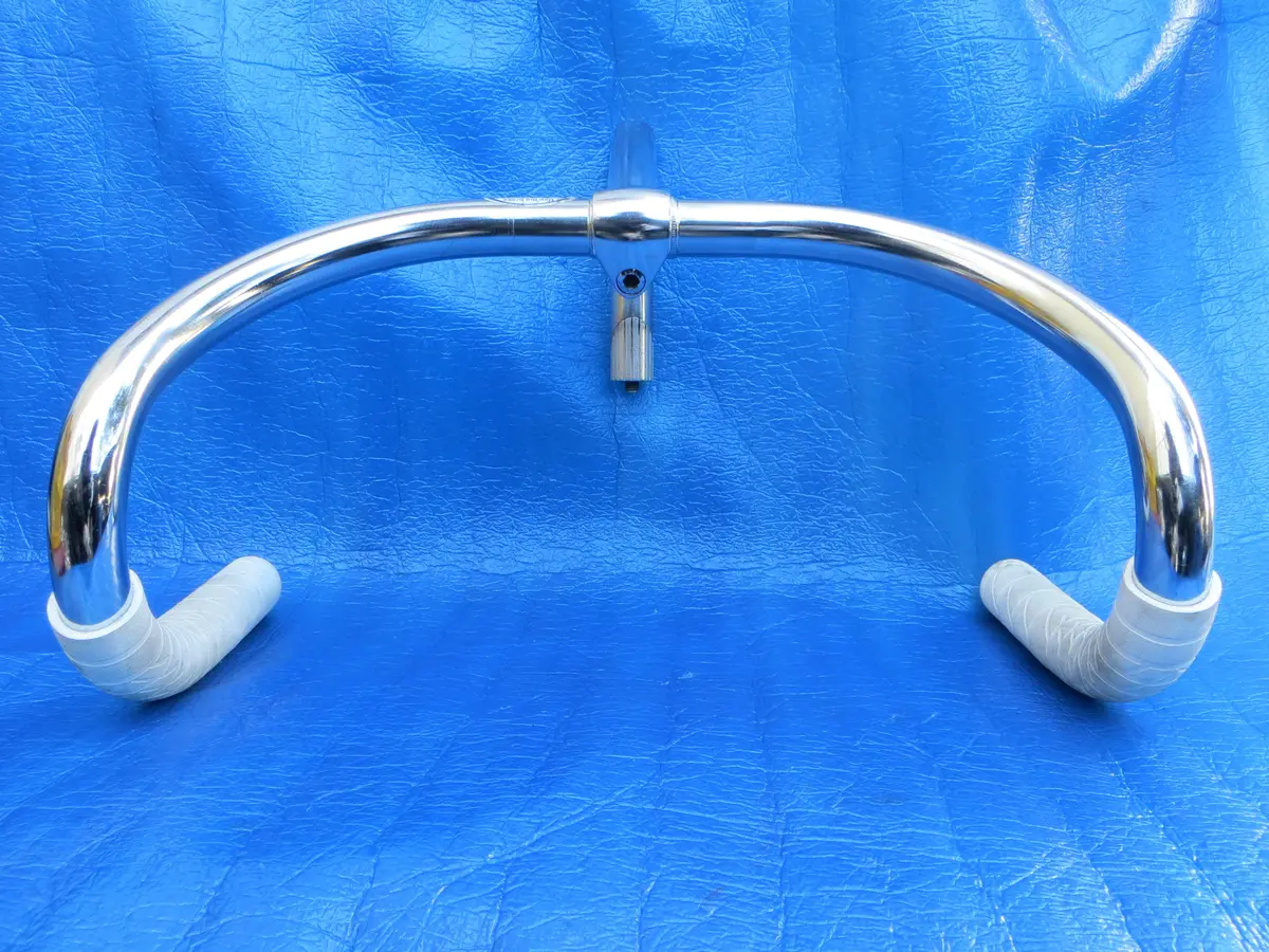 B123 370Mm Seel Njs Handlebar, Nitto Jaguar 120Mm/58 Degree Steel Njs Stem, Champ Grips  (25032017) 1