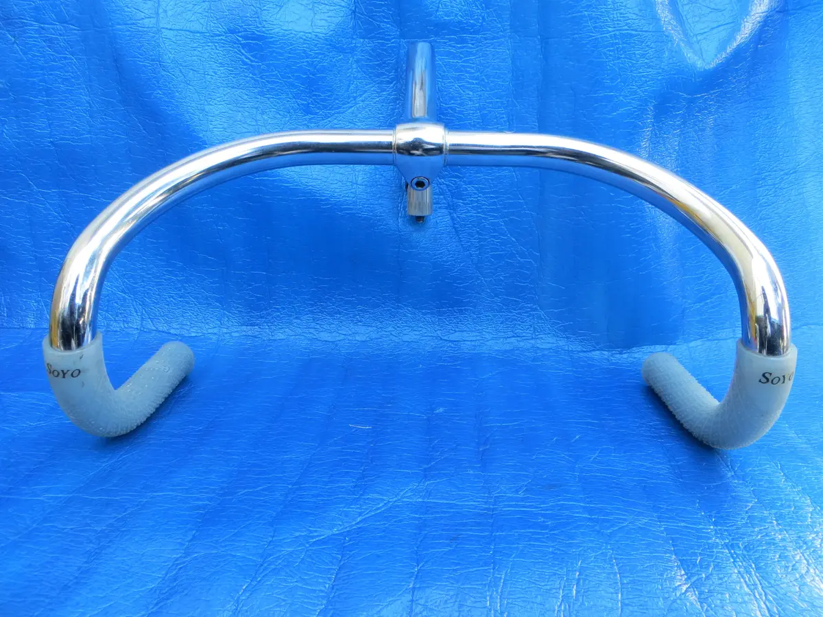 B123 390Mm Crmo Njs Handlebar, Nitto Jaguar 125Mm/58 Degree Steel Njs Stem, Soyo Grips  (25032019) 1