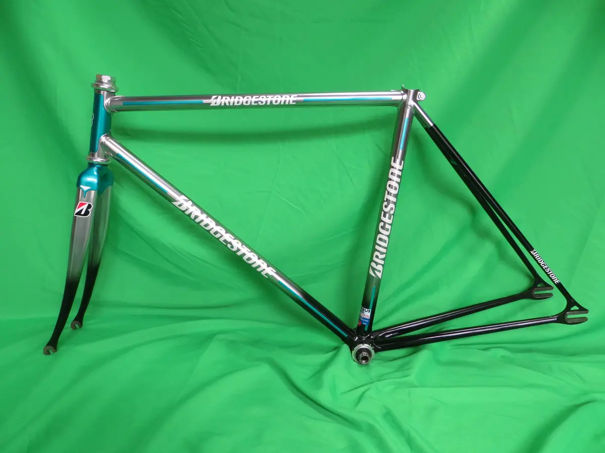 Bridgestone Columbus Max Frok/ Spirit Keirin // Mach Silver / Bluish Green / Black // 50Cm 1