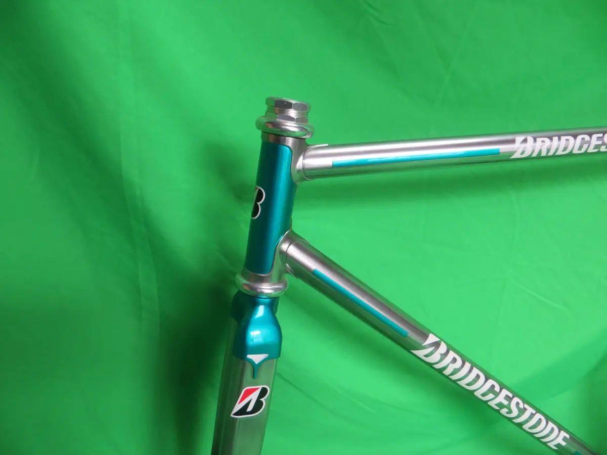 Bridgestone Columbus Max Frok/ Spirit Keirin // Mach Silver / Bluish Green / Black // 50Cm 2
