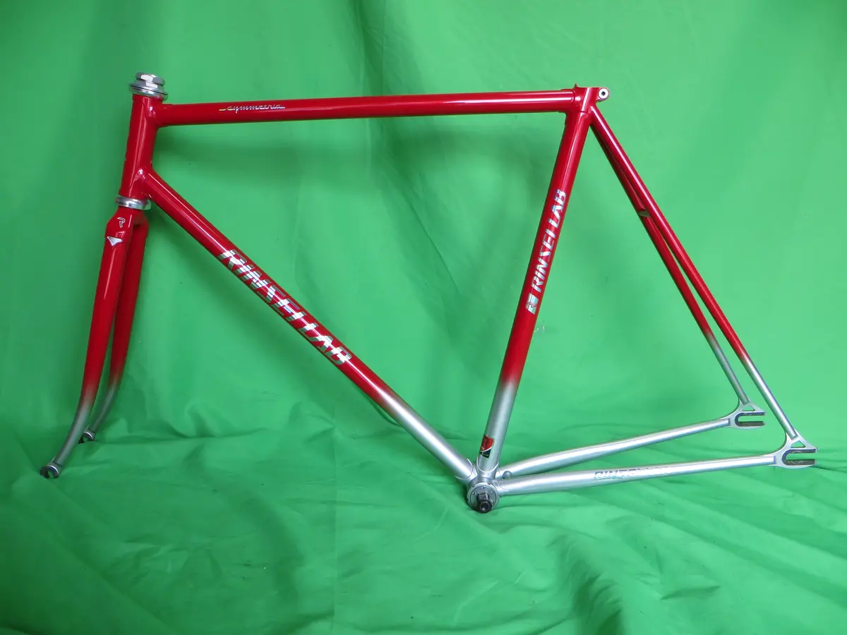 Rinsei Lab // Red / Silver Fade // 53.5Cm 1